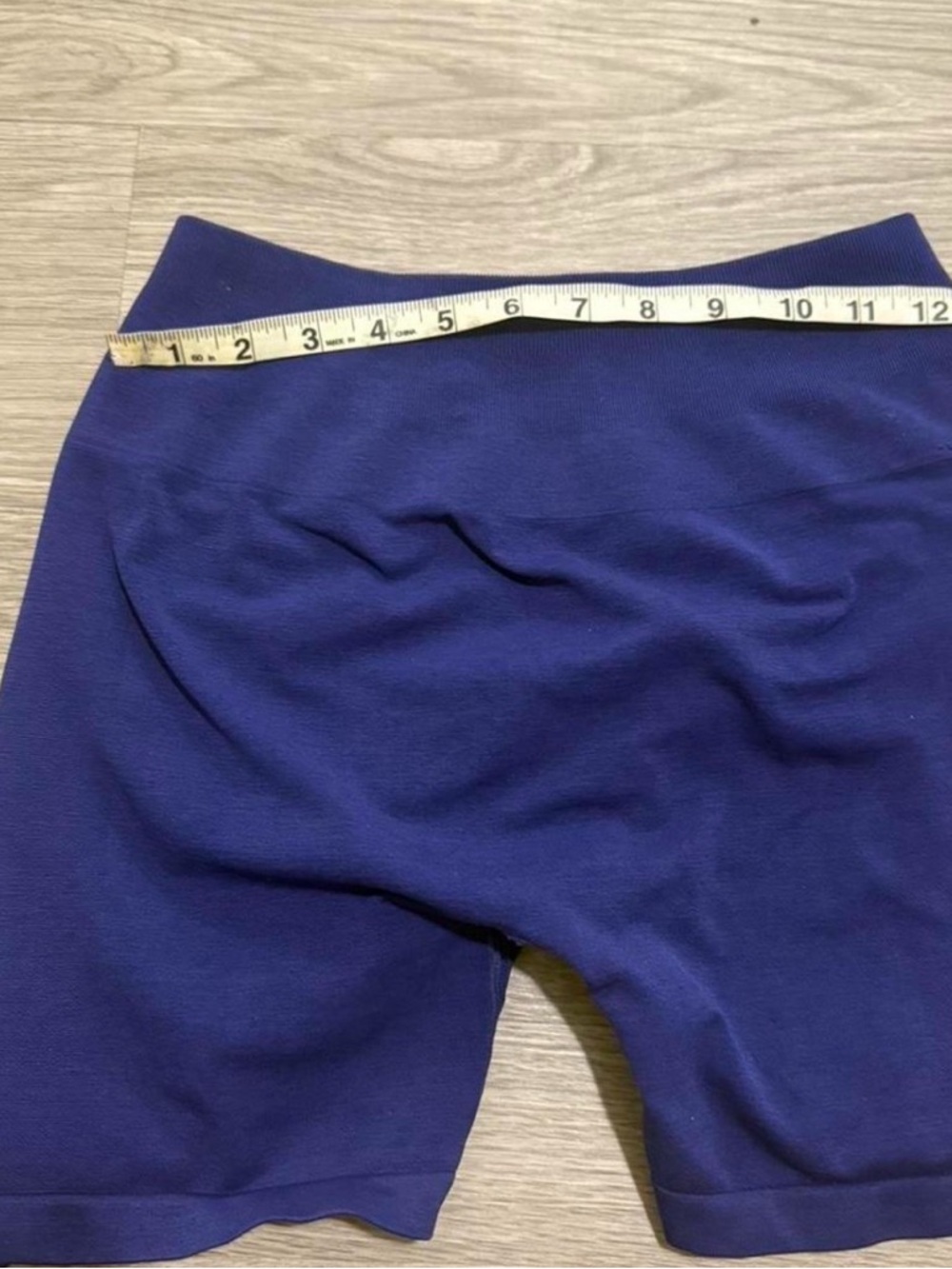 Alphalete Stretch Knit Shorts in Deep Blue